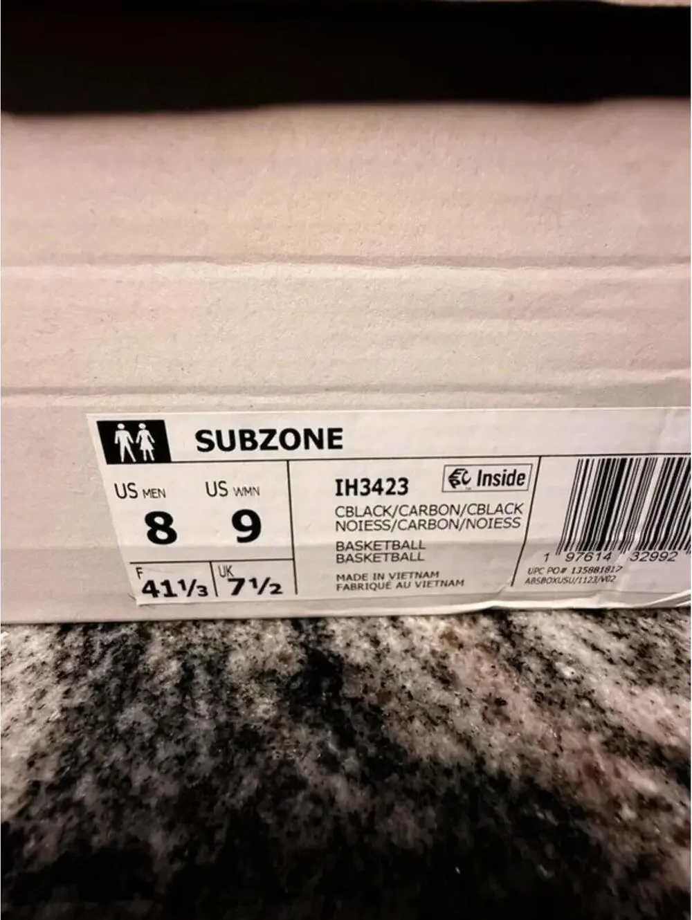 Adidas Subzone Basketball Sneakers Black Purple Women’s Size 9 NWT